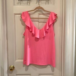 Lilly Pulitzer Pink Alessa Top Tank, Large